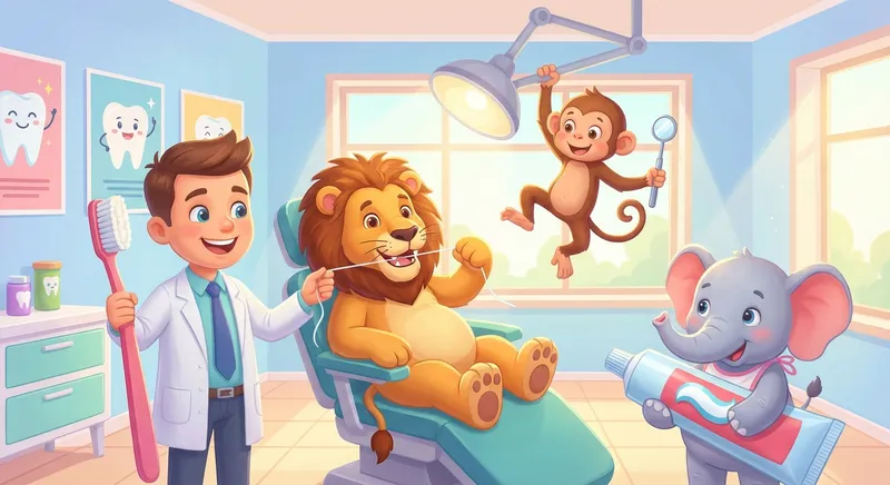 Illustration for Sparkling Smiles: Fun Dental Care for Kids 🦷