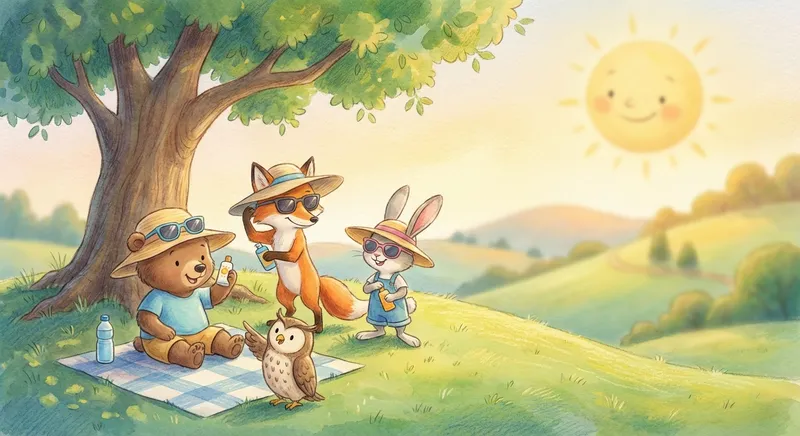 Illustration for ☀️ Sun Safety Rules for Happy Adventures