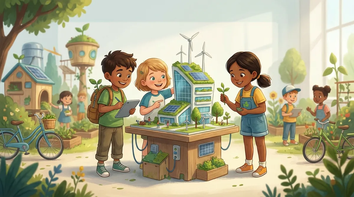 Illustration for 🌱 Sustainable Design: Building a Greener Future