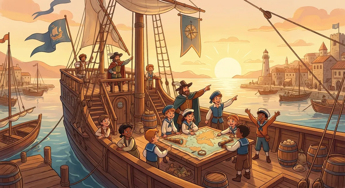 Illustration for 🌍 The Age of Exploration: Setting Sail into the Unknown