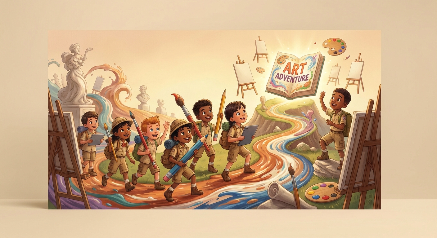 Illustration for 🎨 The Amazing Journey of Art Techniques