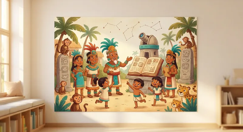 Illustration for The Amazing Maya People 🌟