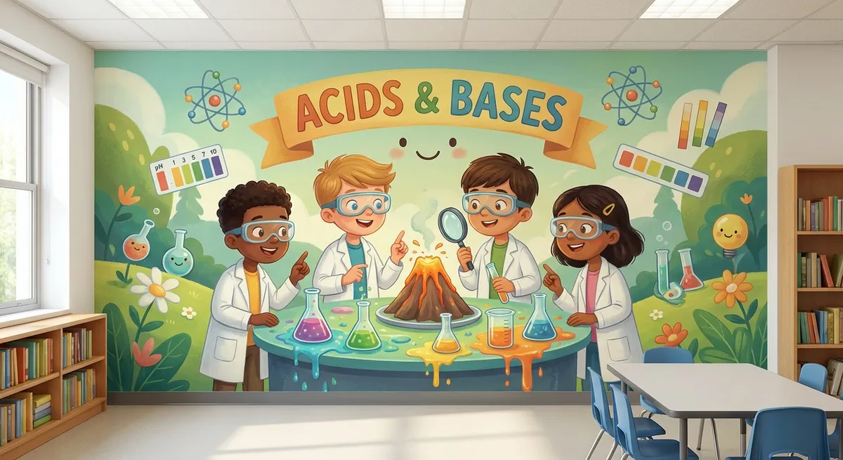 Illustration for 🔬 The Amazing World of Acids and Bases
