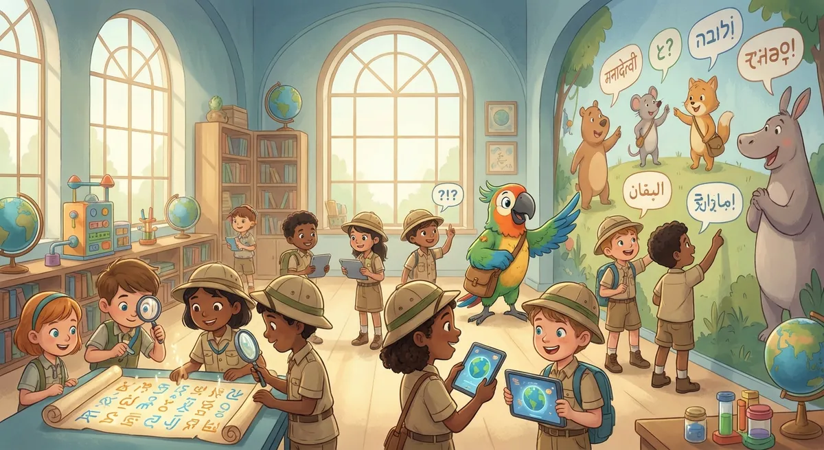 Illustration for 🌍 The Amazing World of Languages