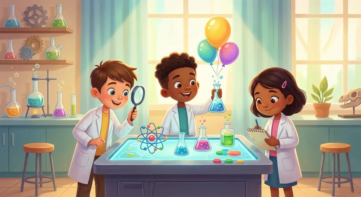 Illustration for The Amazing World of Matter 🌍