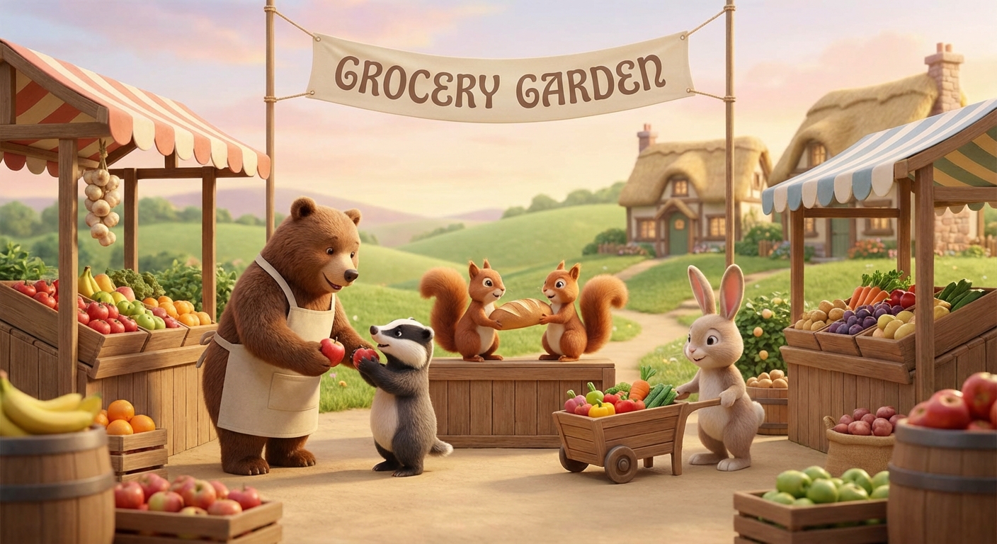 Illustration for 🛒 The Wonderful World of Grocery Stores