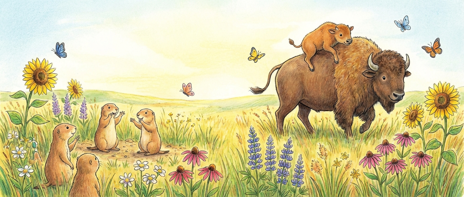 Illustration for 🌾 The Wonderful World of Prairies