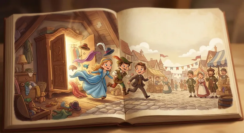 Illustration for 🎀 Time‑travel Wardrobe: Clothes from Long Ago!