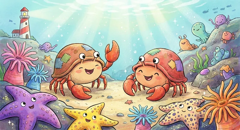 Illustration for 🌊 Tiny Oceans: Discovering Tidepools