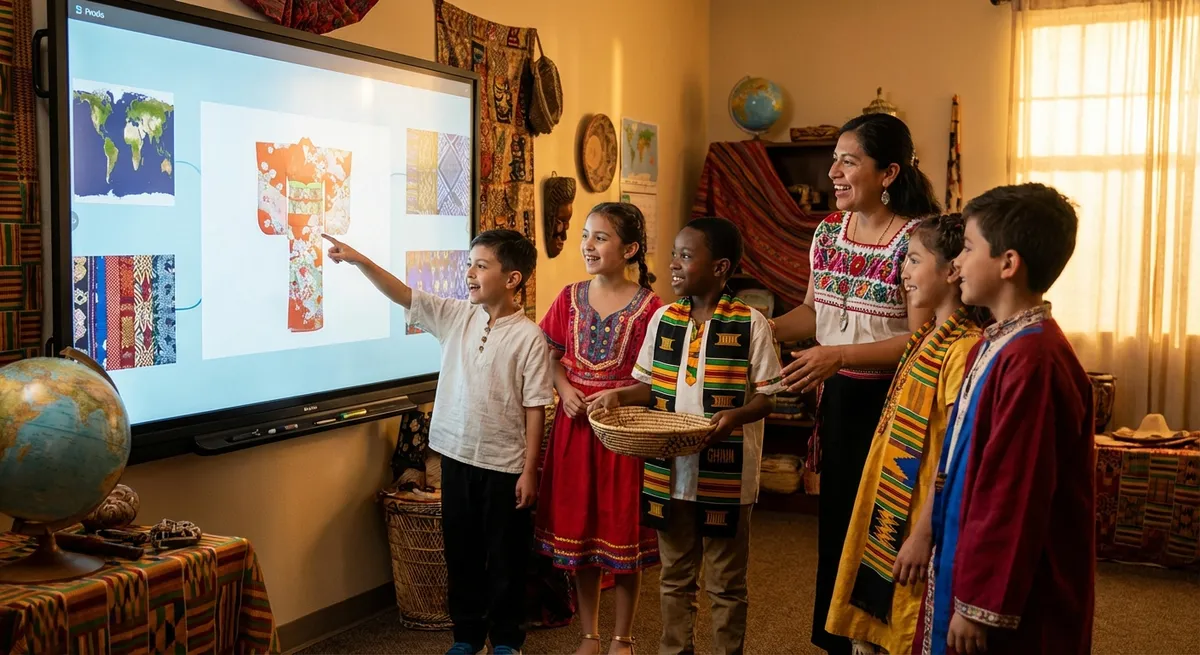 Illustration for 🌍 Traditional Clothing Around the World