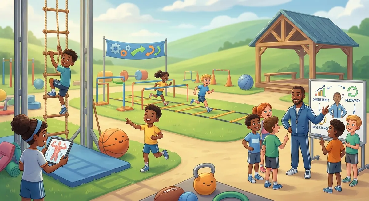 Illustration for 🏃‍♀️ Training Principles: How Athletes Get Stronger, Faster, and Smarter