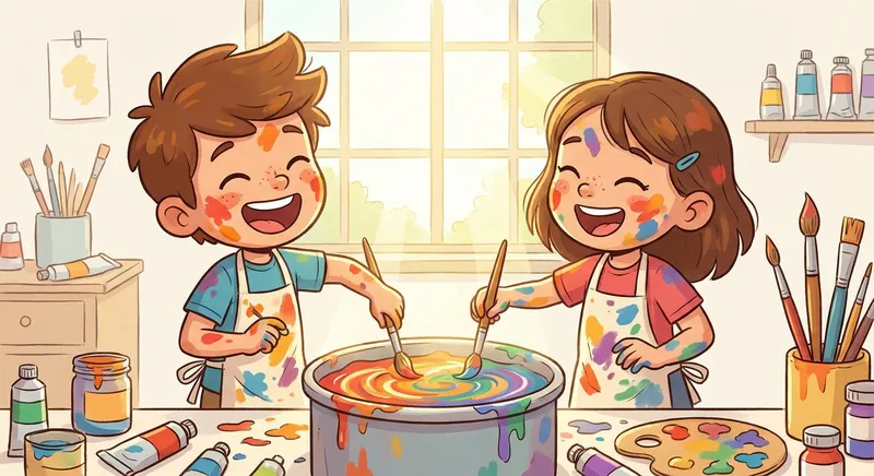 Illustration for Warm and Cool Colors