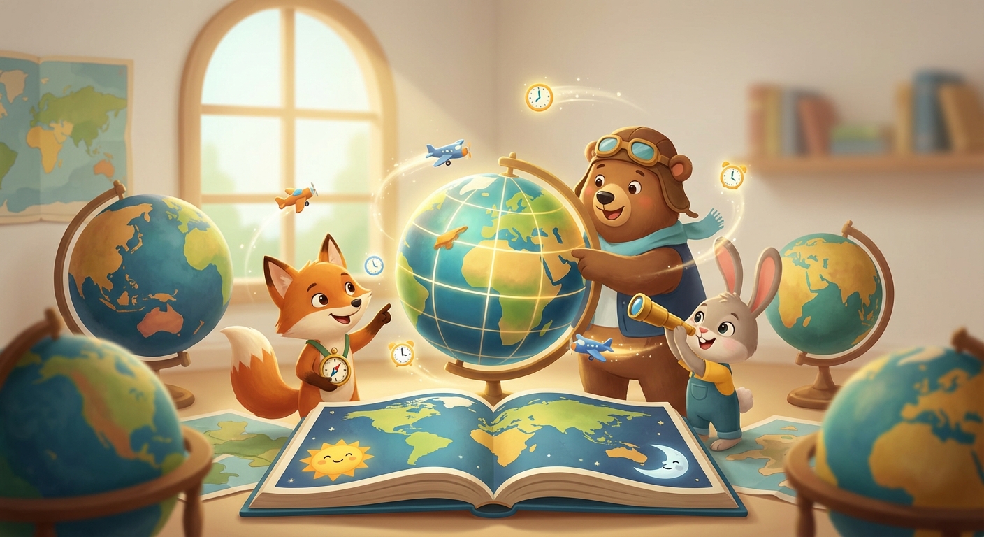 Illustration for 🌍 What Is a Time Zone?
