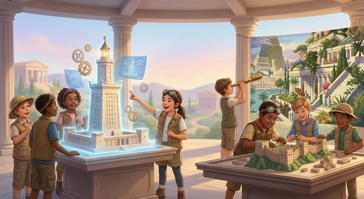 Illustration for World Wonders